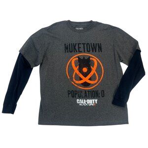 Call Of Duty Black Ops Nuketown Long Sleeve T-shirt Size XL